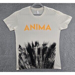 Thom Yorke Anima Shirt Mens Large Beige Black Modern Boxes Project Graphic Tee